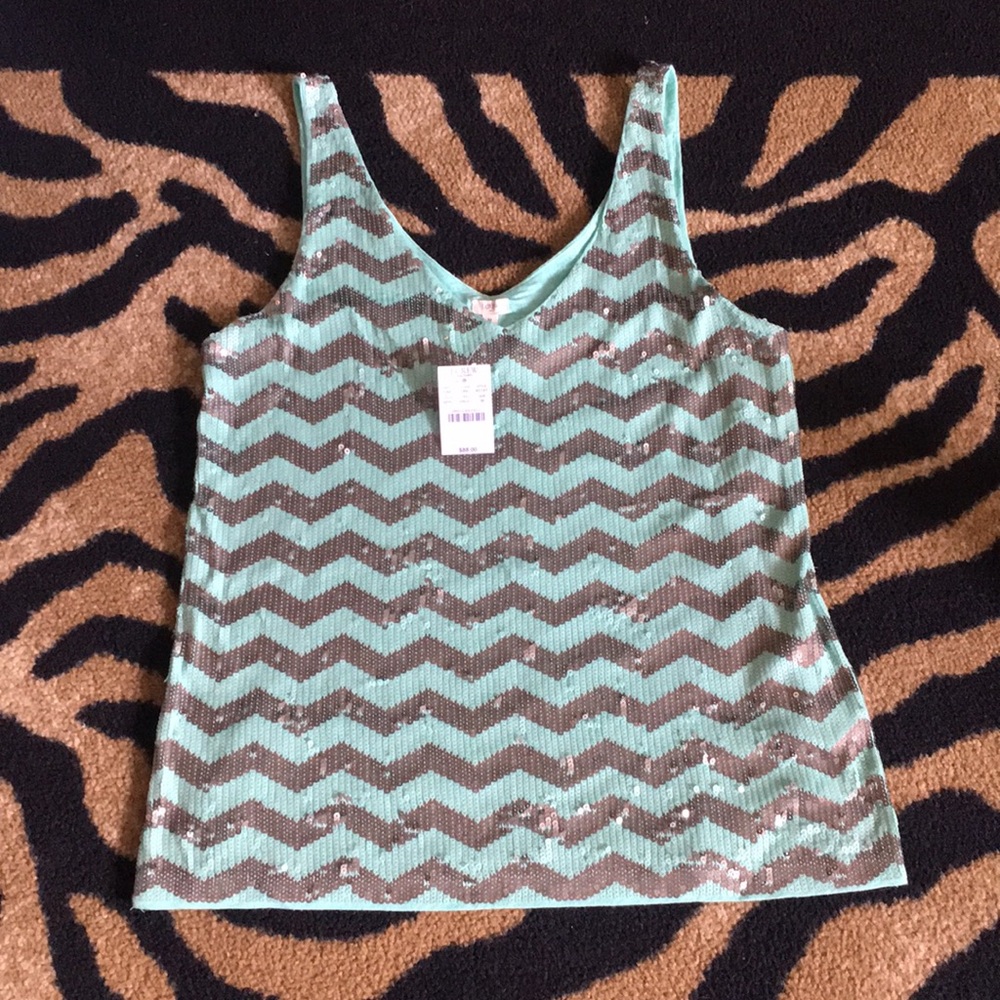 Sequin tank top